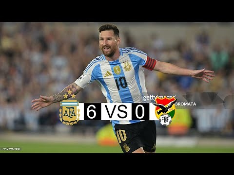 Argentina vs Bolivia | 6-0 | extended highlights and Goals | world cup qualifier 2026
