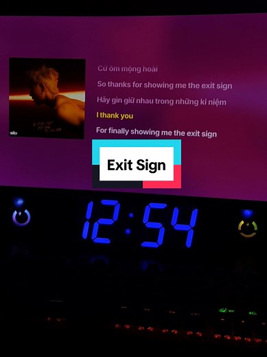 Exit Sign: A Chill Music Experience by HIEUTHUHAI