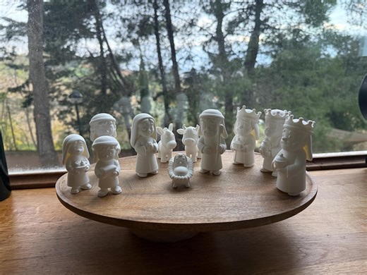 Modern Nativity Scene in White PLC – Complete Christmas Set of 3, 5, 8, and 11 Pieces – Minimal Chic Figurines for Christmas Decorations - Etsy