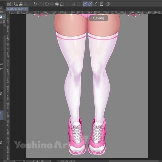 Thigh-high supremacy. 🛐🔥 #vtuber #speedpaint #live2d