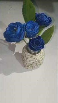 DIY Egg Tray Rose Flowers #sorts #diy #viralvideo #vairalshort #craft #handmade