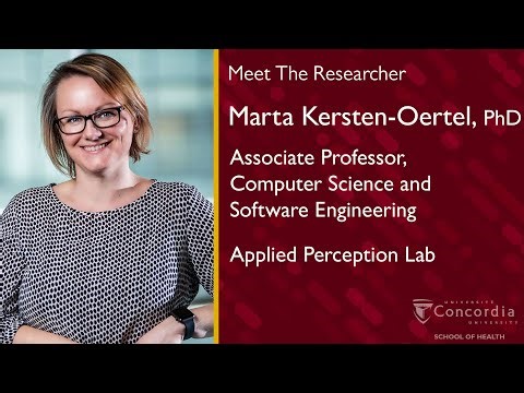 Meet The Researcher: Marta Kersten-Oertel, Associate Professor, Applied Perception Lab
