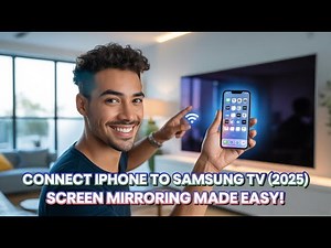 Connect iPhone to Samsung Smart TV Wireless Setup in 2 Minutes 2025