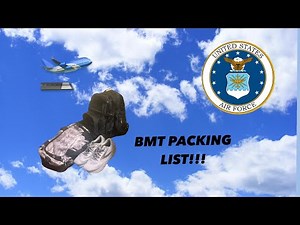 AIR FORCE BASIC TRAINING PACKING GUIDE 2025!!!! | What to take to BMT.