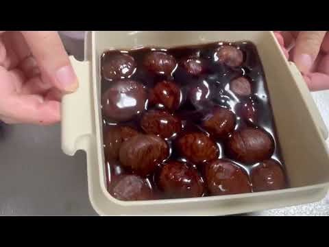 My grandma used to make for me.Candied Chestnuts recipe easy How to make