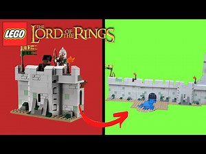 Making a BETTER LEGO LOTR Helm's Deep 'Deeping Wall'