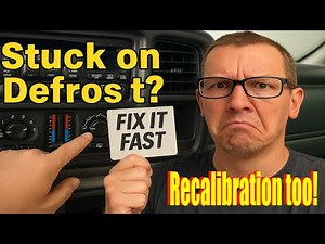 Stuck in Defrost Mode? Fix Your Chevy’s Air Flap Actuator! Recalibrate hvac Chevy, GMC, Cadillac.