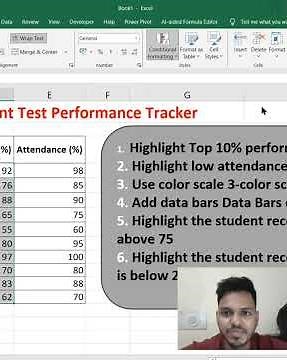 Top 10% using Conditional formatting #excel #dataanlysis #dataextractor #conditionalformatting