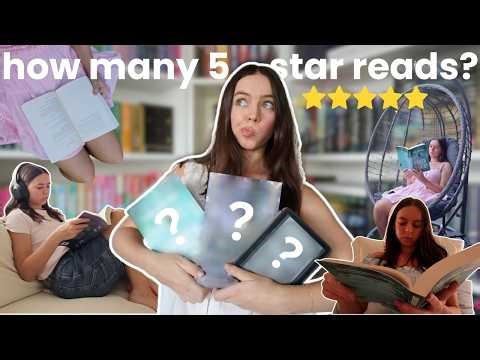 how many 5 star reads can I find in one week?! ⭐️ *reading 5 star predictions reading vlog*