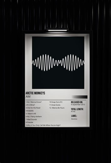 AM – Arctic Monkeys Inspired A3 Poster Set | Black & White Printable Wall Art (2 Designs) - Etsy UK