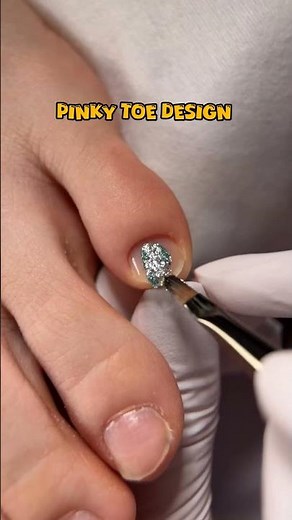 Pinky Toe Nail Design Easy Tutorial