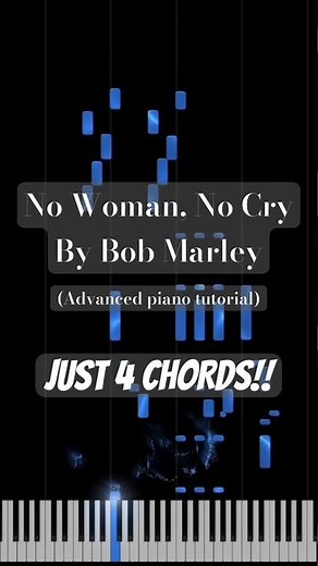 How to play No Woman, No Cry by Bob Marley | Advanced piano tutorial 🎹