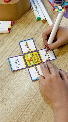 ✨ DIY Beautiful Ramadan Card 🌙 | Explosion Card Tutorial ✂️ | Ramadan Greeting Ideas 💡