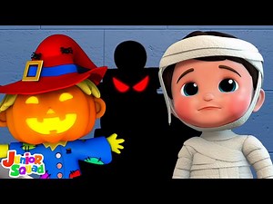 Monsters In The Dark Halloween Songs & Spooky Cartoons for Babies by Junior Squad - Videos For Kids