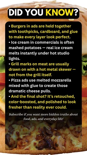 5 facts about Why Fast Food Ads Look NOTHING Like Real Life 🍔🤯