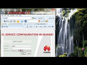 E1 Service Configuration on Huawei Radios
