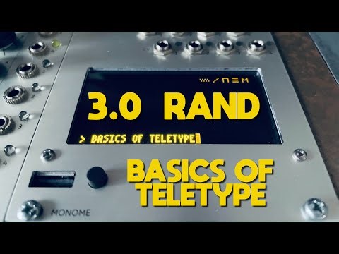 3.0 - RAND [Maths] | Basics of Teletype