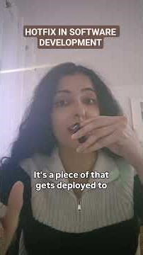 Hotfix Concept Explained Under 2 mins #agiletesting #hotfix #QAShorts #InterviewPrel
