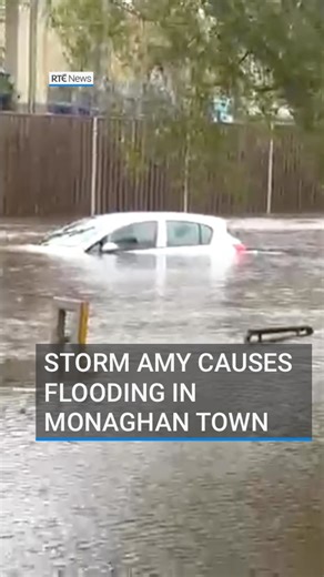 Gale-force winds and heavy rain due to Storm Amy is causing widespread disruption. There are weather warnings in place across Ireland, including a red wind warning in Donegal. Link in bio to follow live 📲 #rtenews #ireland #stormamy | RTÉ News