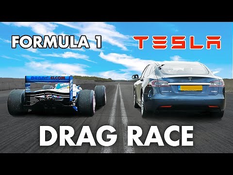 Formula 1 Car v Tesla Model S | DRAG RACE