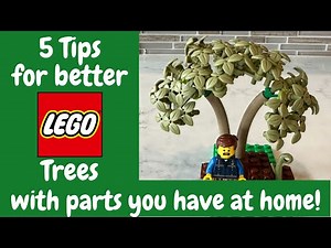 Lego Tutorial: How to Build Better Trees and Plants with Parts You Already Have!