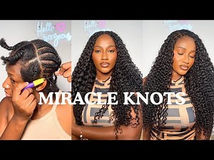 MIRACLE KNOTS CROCHET TUTORIAL | BOHO BRAIDS LOOK IN FEW HOURS (Beginner Friendly)
