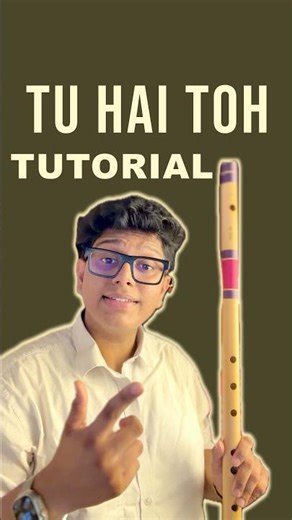 Tu hai to Flute Tutorial🪈❤️Basuri notes notation for beginners lesson | How to play music |