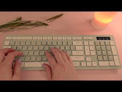 ASMR Typing on "Silent" Keyboard for Sleep, Study & Relaxation - No Talking