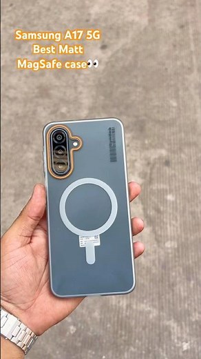 Samsung A17 5G Best Looking 👀 Matt Frosted MagSafe Back Cover 🔥#samsunga17 #galaxyaseries