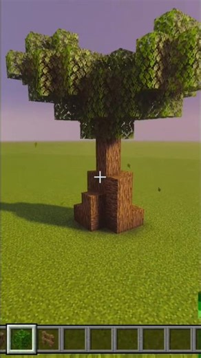 Minecraft tree tutorial #minecraft