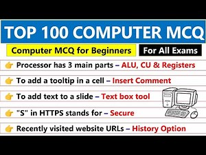 Computer marathon class | Computer mcq questions for competitive exams