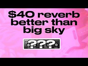The $40 Affordable Reverb Better Than Strymon Big Sky Pedal