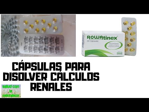 Eliminate kidney stones with Rowatinex capsules to dissolve stones in the kidneys