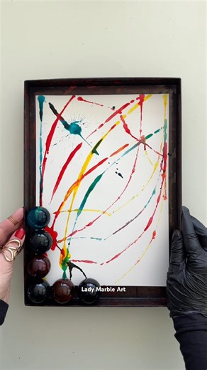 Marble Art 🕊️ #shorts #artshorts #abstractart #satisfying #creativity #marbleart