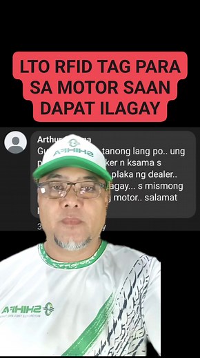 LTO RFID TAG SA MOTOR SAAN DAPAT ILAGAY #reelsvideoシ #fbreelsfypシ゚ #reelsfypシ #reelsfacebook #fb #everyone #ElPresidente #LamangAngMayAlam #roadsafety #highlights #ShihfaPhilippines | Mario Montalban