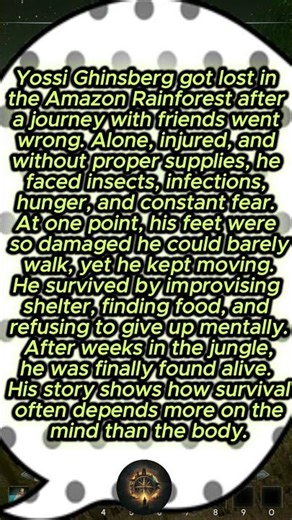 The Man Who Survived Being Lost in the Amazon Alone for Weeks