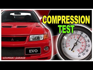 COMPRESSION TEST - Mitsubishi Evo 6 TME - Cold vs HOT