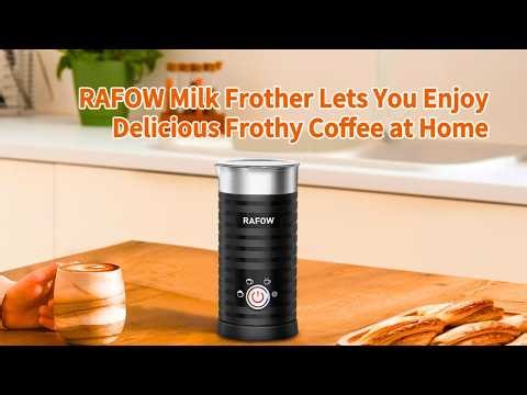 STOP Making Bad Coffee! Rafow 4-in-1 Milk Frother Review ☕️