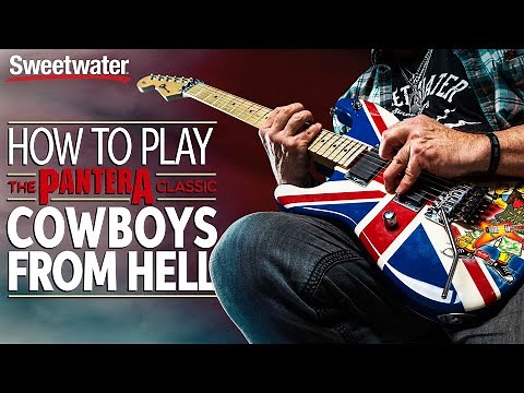 How to Play Pantera's "Cowboys From Hell" | Guitar Lesson