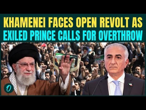 Khamenei’s End Near? Iran's Exiled Prince Reza Pahlavi CALLS for Uprising, URGES to Raise OLD FLAG