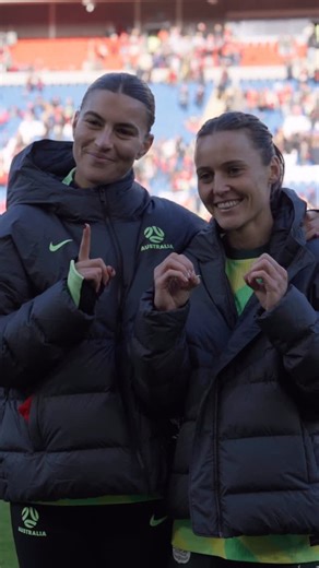 CommBank Matildas on Instagram: "From debuting side by side in 2012 ⏩ To celebrating Ribbons’ 💯th cap 🎀 #Matildas"