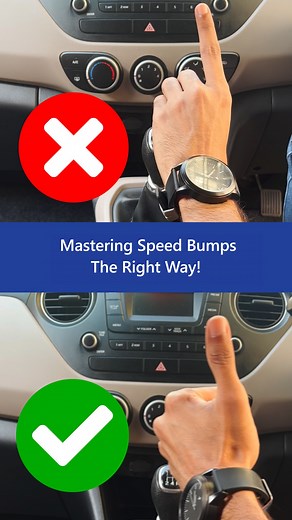 🚗🐢 Mastering Speed Bumps: Right vs. Wrong Approach 🐢🚗 Wrong Way: ❌ Suspension Damage: Driving fast over a speed bump subjects this system to a sudden and intense jolt, potentially causing damage to the suspension system, which includes the shocks, struts, and springs. Over time, this can lead to a compromised suspension system, resulting in a rougher ride and expensive repair costs. ❌ Passenger Discomfort: Fast driving over speed bumps creates abrupt and forceful movements, leading to discom