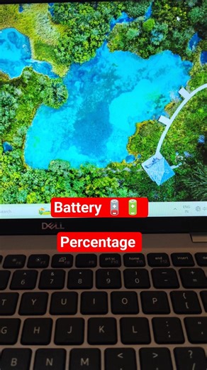 Laptop me Battery Percentage Show Kaise Kare | Battery Percentage Show Settings in Laptop
