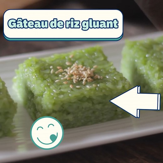 Recette du Gâteau de Riz Gluant au Pandan et Coco 🌿🥥 | Le riz jaune
