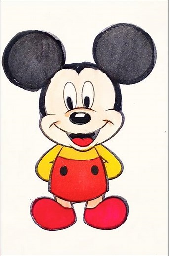 Mickey mouse clubhouse, Mickey mouse drawing #youtubeshorts #shorts #ashortaday #mickeymouse