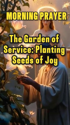 MORNING PRAYER -The Garden of Service, Planting Seeds of Joy