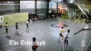 Gym roof collapses during super typhoon in the Philippines - The Global Herald