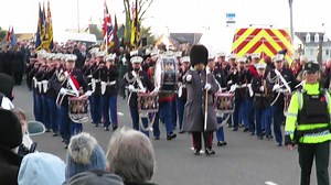 Groomsport Service of Remembrance - Killaloe!! Killaloe is the Regimental Quick march of the Royal Irish Regiment. Seen here being played by the Somme Memorial Band through Groomsport. #ww2ni #Groomsport #Bangor #Donaghadee #RBL #Royalbritishlegion #Sommememorialband | The Second World War in Northern Ireland