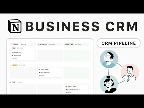 How to use Notion CRM System and Sales Pipeline to Track Clients, Deals & Follow-Ups