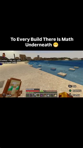 Stormic Cloudz on Instagram: "Mathematical 📈 #minecraft #minecraftpe #minecraftmemes #explore #explorepage"
